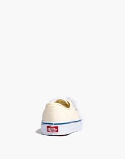 Madewell Vans® Unisex Authentic Lace-Up Sneakers In White Canvas -Madewell Sales AA235 WE7780 d3