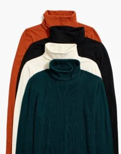 Madewell Ribbed Turtleneck Top -Madewell Sales AE028 BK5229 d7