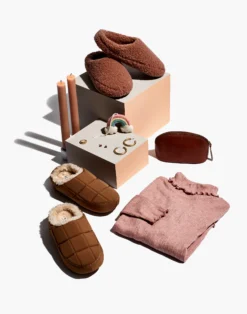 Madewell The Leather Makeup Pouch -Madewell Sales AE343 BR6755 d7