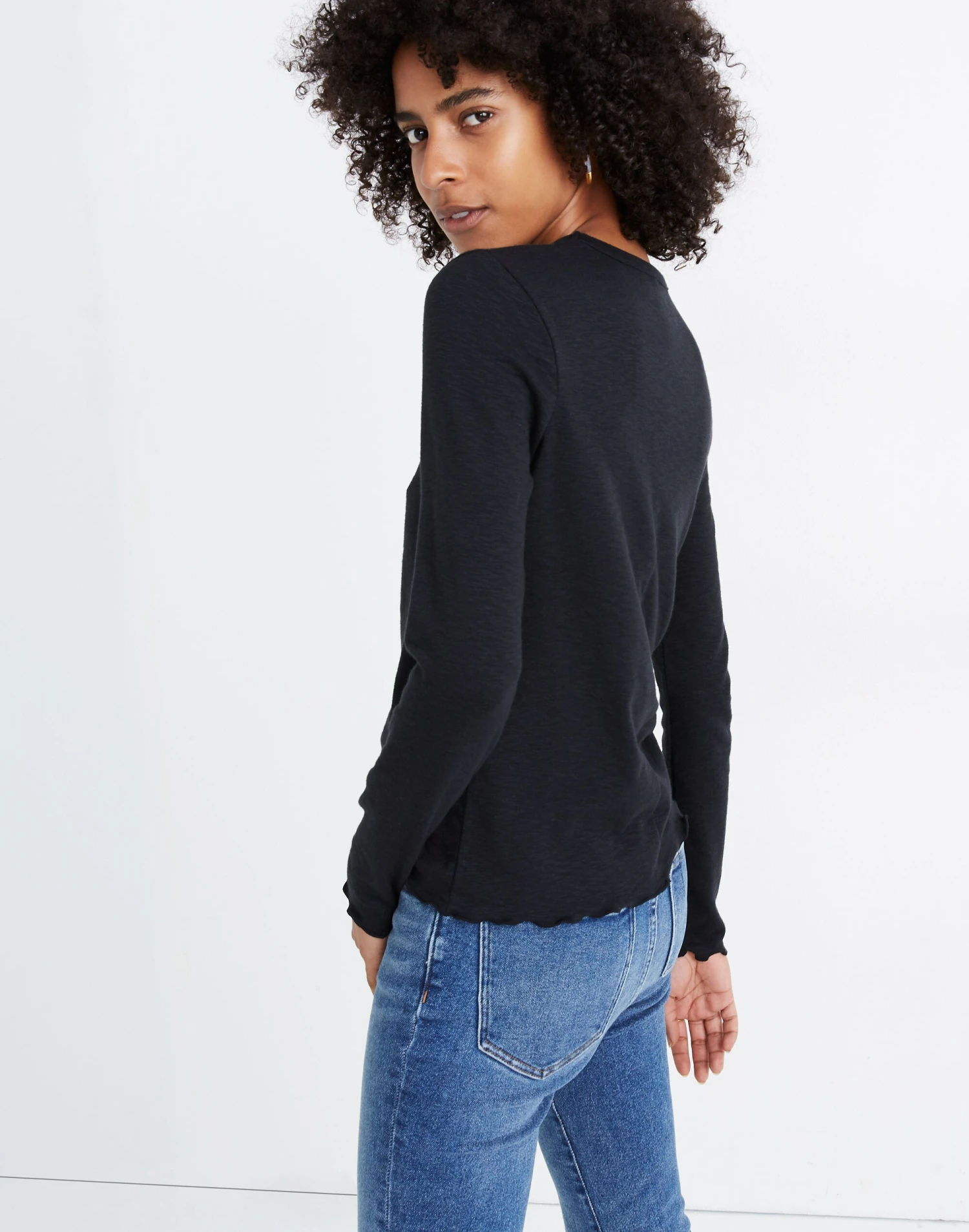 Madewell Long-Sleeve Baby Tee 2 Madewell Long-Sleeve Baby Tee - Image 2