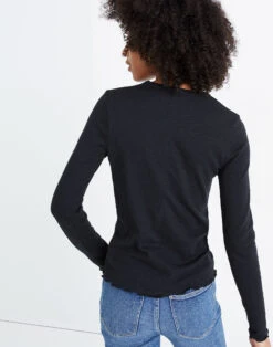 Madewell Long-Sleeve Baby Tee 6 Madewell Long-Sleeve Baby Tee -Madewell Sales AG271 BK5229 d2