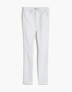 Madewell 10" High-Rise Skinny Jeans In Pure White -Madewell Sales AJ233 WT8315 ld