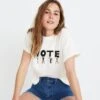 Madewell Vote Graphic Easy Crop Tee