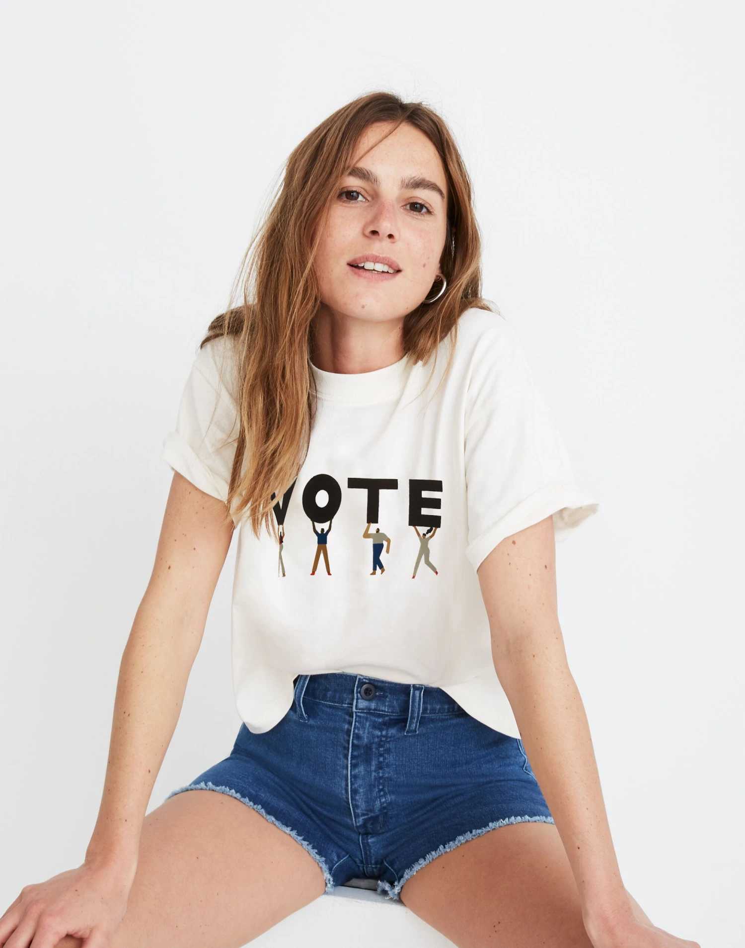 Madewell Vote Graphic Easy Crop Tee 1 Madewell Vote Graphic Easy Crop Tee