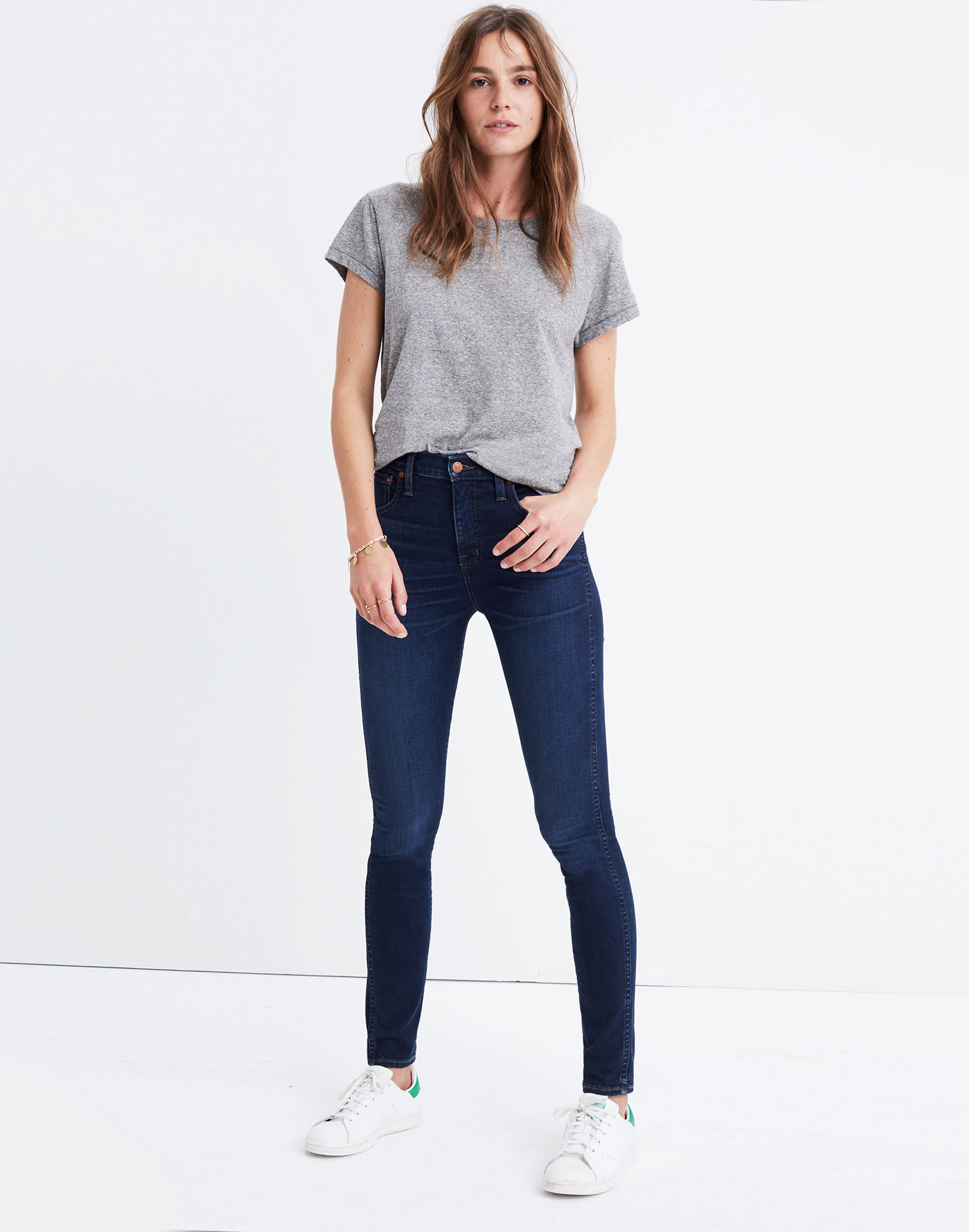 Madewell 10" High-Rise Skinny Jeans In Hayes Wash 3 Madewell 10" High-Rise Skinny Jeans In Hayes Wash - Image 3