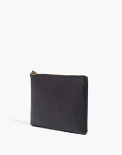 Madewell The Leather Pouch Clutch -Madewell Sales F6966 BK5229 d4