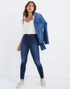 Madewell Curvy High-Rise Skinny Jeans In Danny Wash: TENCEL™ Denim Edition -Madewell Sales J7677 DM1733 d2