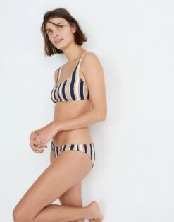 Madewell Lowrider Bikini Bottom In Academy Stripe -Madewell Sales K2247 WQ6209 d1