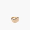 Madewell Charlotte Cauwe Studio Brass Delicate Signet Ring