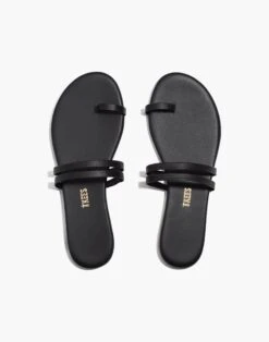 Madewell TKEES® Leah Leather Sandals -Madewell Sales M4443 BK0001 d3