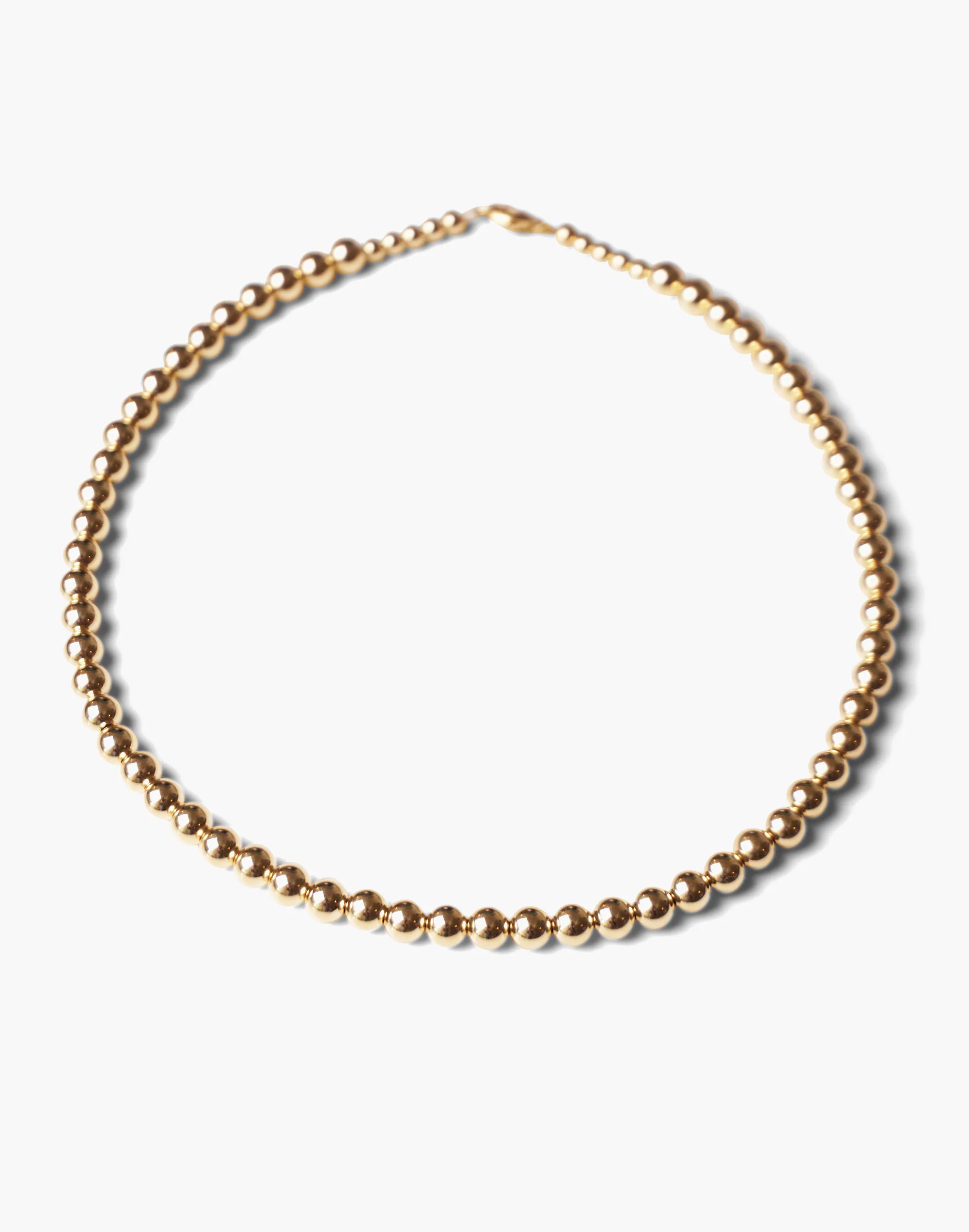 Madewell Charlotte Cauwe Studio Bead Necklace In Gold 2 Madewell Charlotte Cauwe Studio Bead Necklace In Gold - Image 2