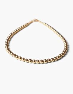 Madewell Charlotte Cauwe Studio Bead Necklace In Gold