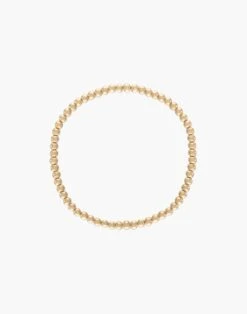 Madewell Alexa Leigh 4MM Gold Ball Bracelet