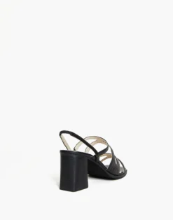Madewell Intentionally Blank Leather If Sandals In Black -Madewell Sales M7666 BK0001 d2