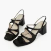 Madewell Intentionally Blank Leather If Sandals In Black