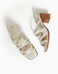 Madewell Sales 26 Madewell Intentionally Blank Leather If Sandals In Cream