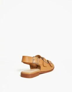 Madewell Intentionally Blank Leather Jiji Sandals In Tan -Madewell Sales M7669 BR0866 d2