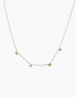 Madewell Kinn™ 14k Gold Dear Kaia MAMA Initial Necklace
