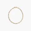 Madewell Kinn™ 14k Gold Kyle Figaro Chain Anklet
