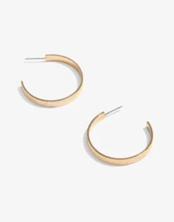 Madewell SOKO Meta Hoop Earrings