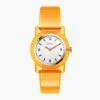 Madewell BREDA Unisex 'Play' Orange Transparent Plastic Watch, 35mm