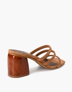 Madewell ALOHAS Suede Indiana Block-Heel Sandals -Madewell Sales M8953 BR0984 d2