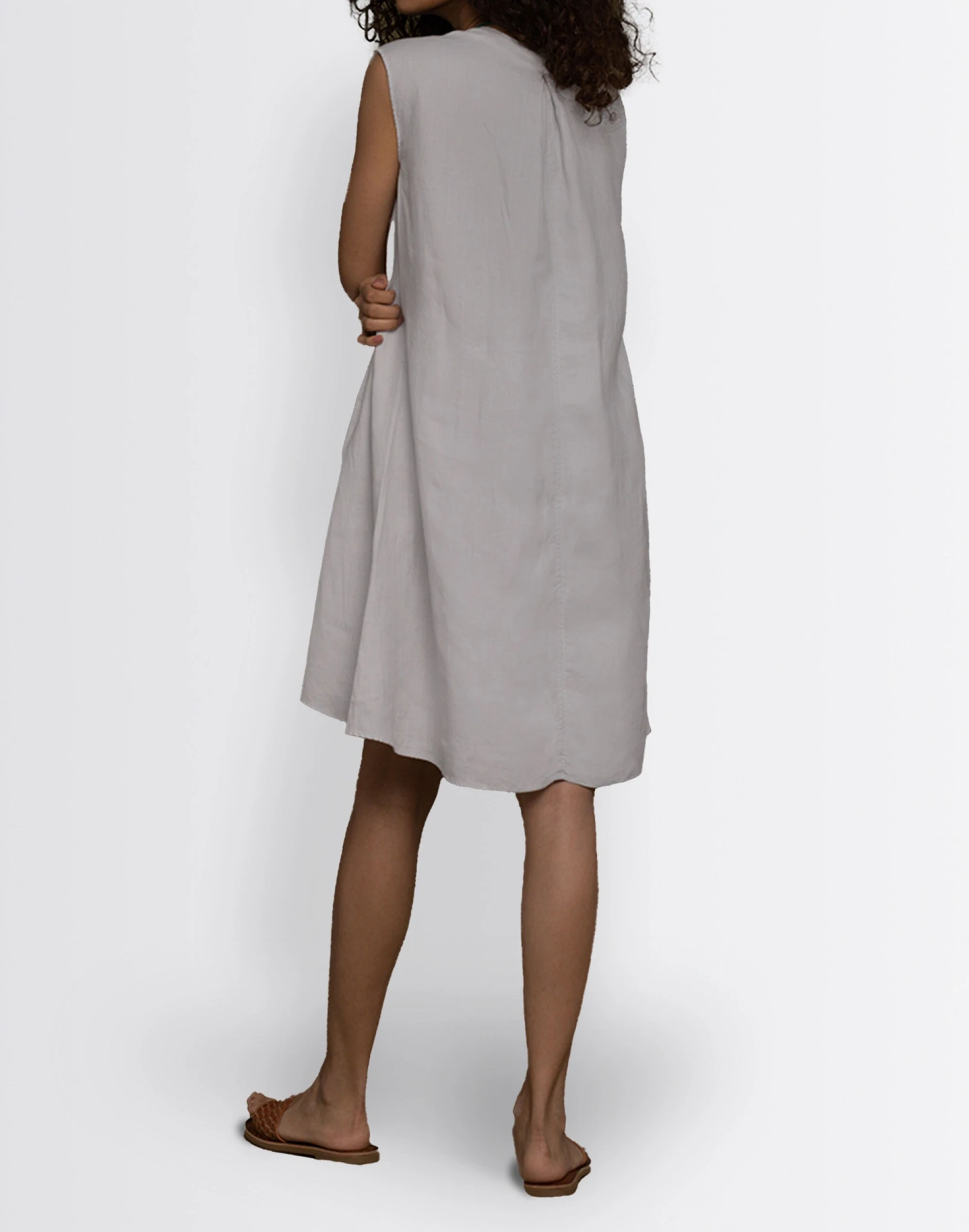 Madewell Reistor Hemp Musical Dusk Tunic Dress 2 Madewell Reistor Hemp Musical Dusk Tunic Dress - Image 2