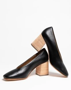 Madewell HUMA BLANCO Leather Salvador Pumps -Madewell Sales M9780 BK0006 d3