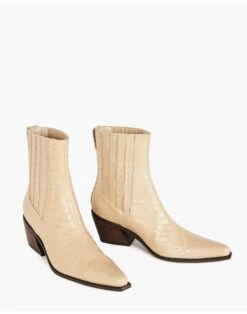 Madewell Intentionally Blank Leather Hillary Boots -Madewell Sales M9787 BR0996 d3