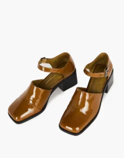 Madewell Intentionally Blank Patent Leather Marty Heels -Madewell Sales M9791 BR0900 d3