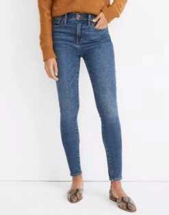 Madewell 10" High-Rise Skinny Jeans In Wendover Wash: TENCEL™ Denim Edition -Madewell Sales MA616 DM3789 d5