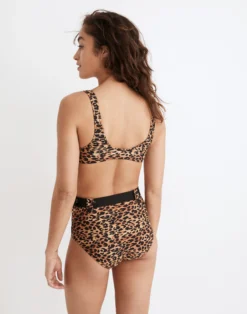 Madewell Solid & Striped® Annie High-Waist Bikini Bottom In Leopard Print 6 Madewell Solid & Striped® Annie High-Waist Bikini Bottom In Leopard Print -Madewell Sales MC472 EB9407 d2