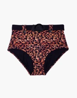Madewell Solid & Striped® Annie High-Waist Bikini Bottom In Leopard Print 7 Madewell Solid & Striped® Annie High-Waist Bikini Bottom In Leopard Print -Madewell Sales MC472 EB9407 ld
