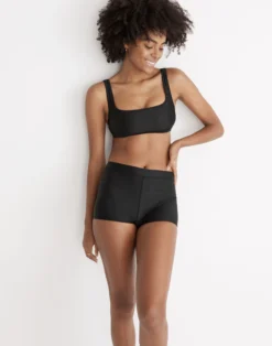 Madewell Second Wave Bikini Shorts Bottom -Madewell Sales MD334 BK5229 d5