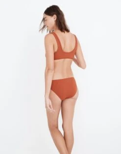 Madewell Second Wave Ribbed Classic Bikini Bottom 6 Madewell Second Wave Ribbed Classic Bikini Bottom -Madewell Sales MD404 BR0040 d2