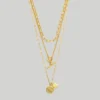 Madewell Toggle Chain Necklace Set