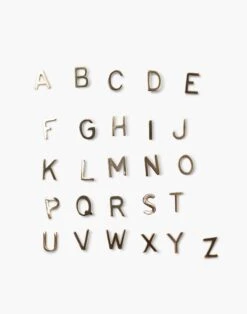 Madewell Charlotte Cauwe Studio Letter Stud Earring In 14K Gold