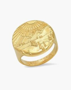 Madewell STUDIO GRUN Forest Signet Ring