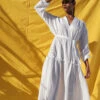 Madewell Lemlem™ Abira Poet Shirt Dress