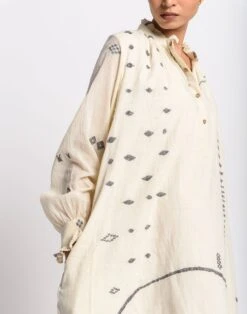 Madewell World Of Crow Abstract Flared Dress -Madewell Sales N2395 DM1528 d3