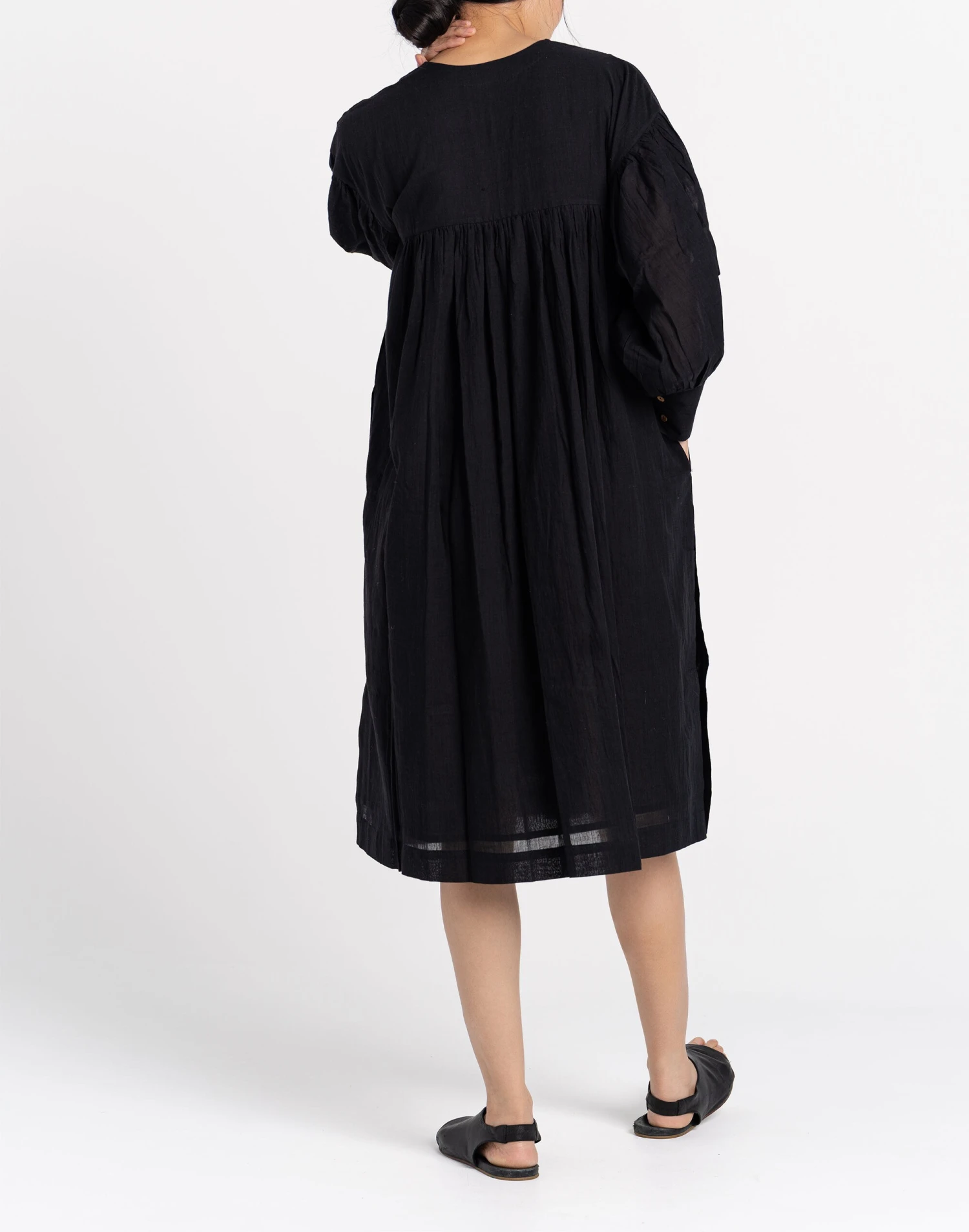 Madewell World Of Crow Summer Dress In Black 3 Madewell World Of Crow Summer Dress In Black - Image 3