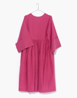 Madewell World Of Crow Rose Gathered Midi Dress -Madewell Sales N2403 EC5461 ld