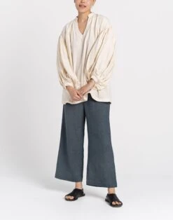 Madewell World Of Crow Organic Cotton Longline Top In Natural Ecru -Madewell Sales N2418 DM0505 d4