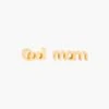 Madewell Studio Grun Cool Mom Studs