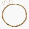 Madewell CHARLOTTE CAUWE STUDIO Adjustable Bead Necklace In Gold