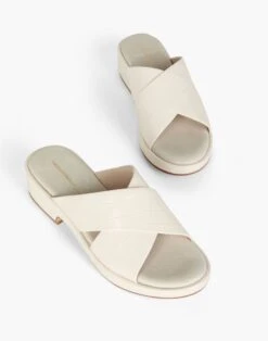 Madewell Intentionally Blank Leather Vonda Slide Sandals