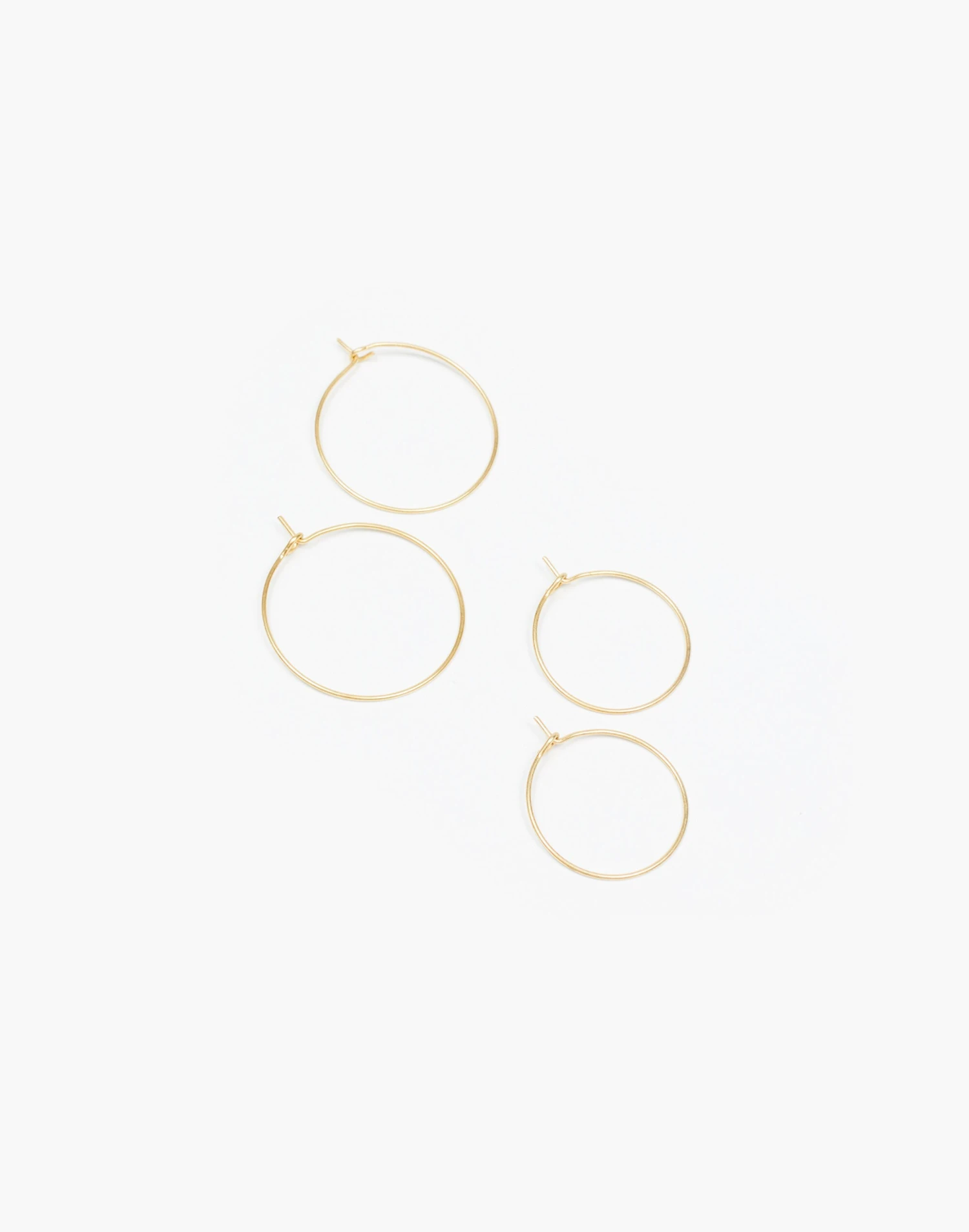Madewell Mahnal Filament Hoop Earrings Major 2 Madewell Mahnal Filament Hoop Earrings Major - Image 2