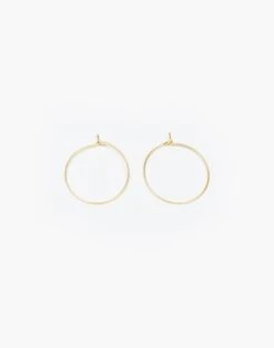 Madewell Mahnal Filament Hoop Earrings Major