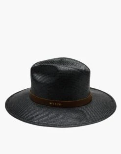 Madewell Wyeth Miguel Straw Hat -Madewell Sales N2803 BK0001 d2