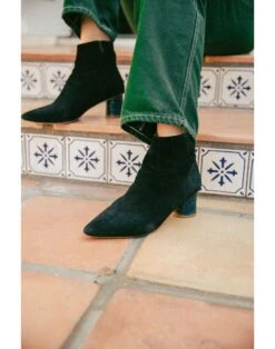 Madewell Ma'am Shoes Suede Shirley Ankle Boots 5 Madewell Ma'am Shoes Suede Shirley Ankle Boots -Madewell Sales N3169 BL0012 d6